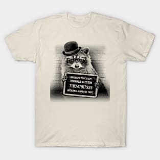 Brooklyn Raccoon Mugshot T-Shirt